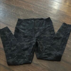 Danskin Black Camouflage Kids Leggings